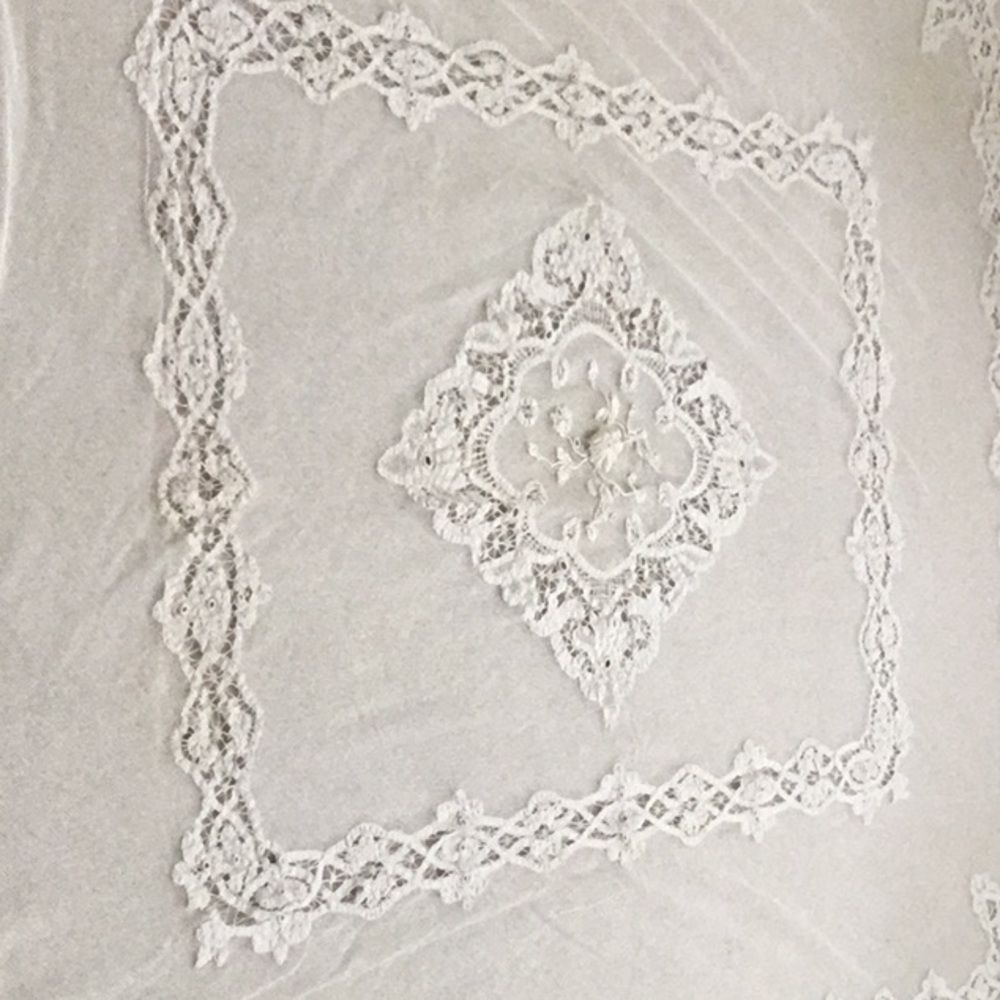 Antique table cloth